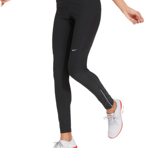 NWOT Nike Dri-fit filament zipper running leggings - Picture 2 of 5